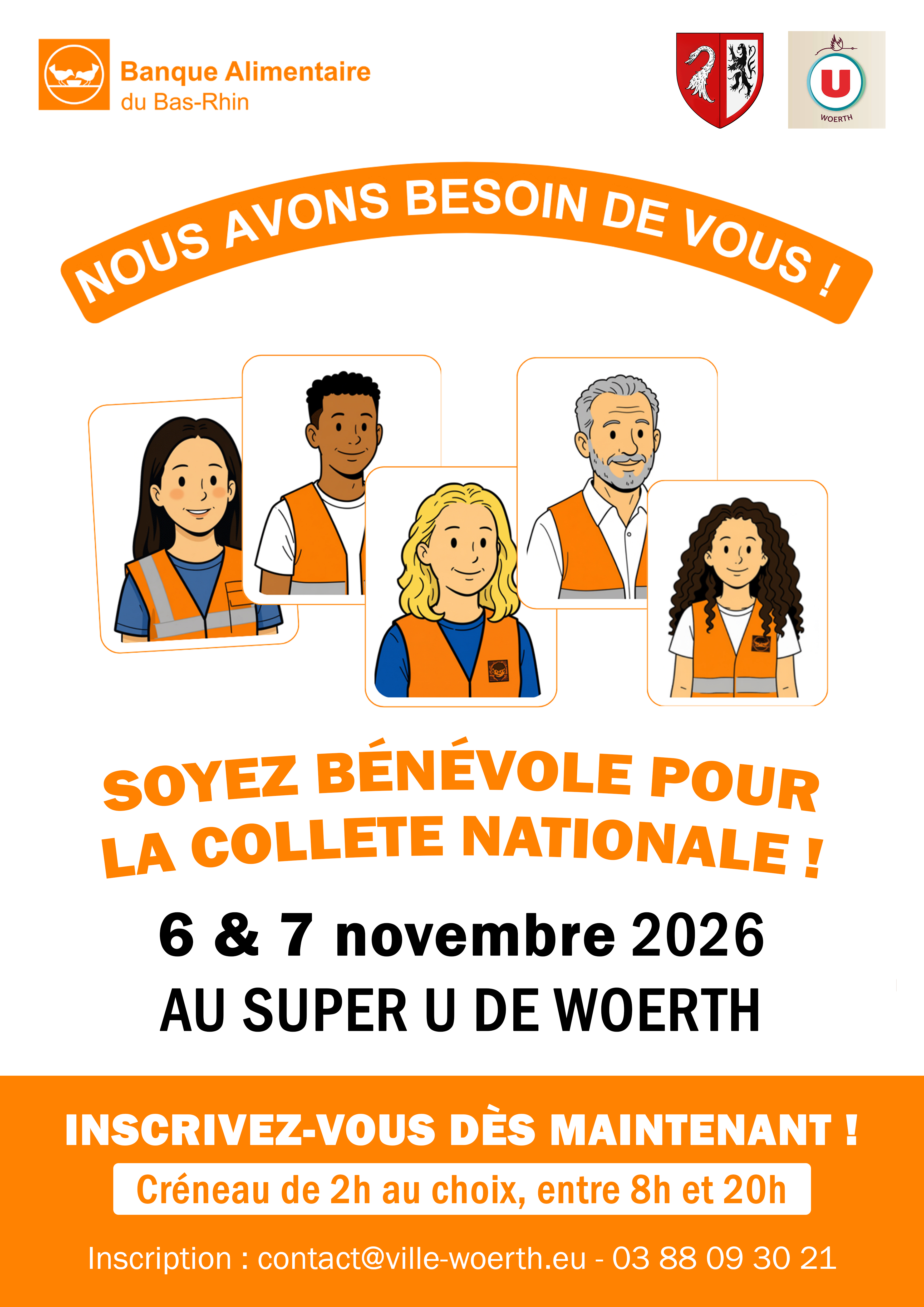 BANQUE ALIMENTAIRE - Collecte les 6 et 7 Novembre 2026